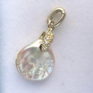 Kendra Scott Mother of Pearl Charm for Necklace